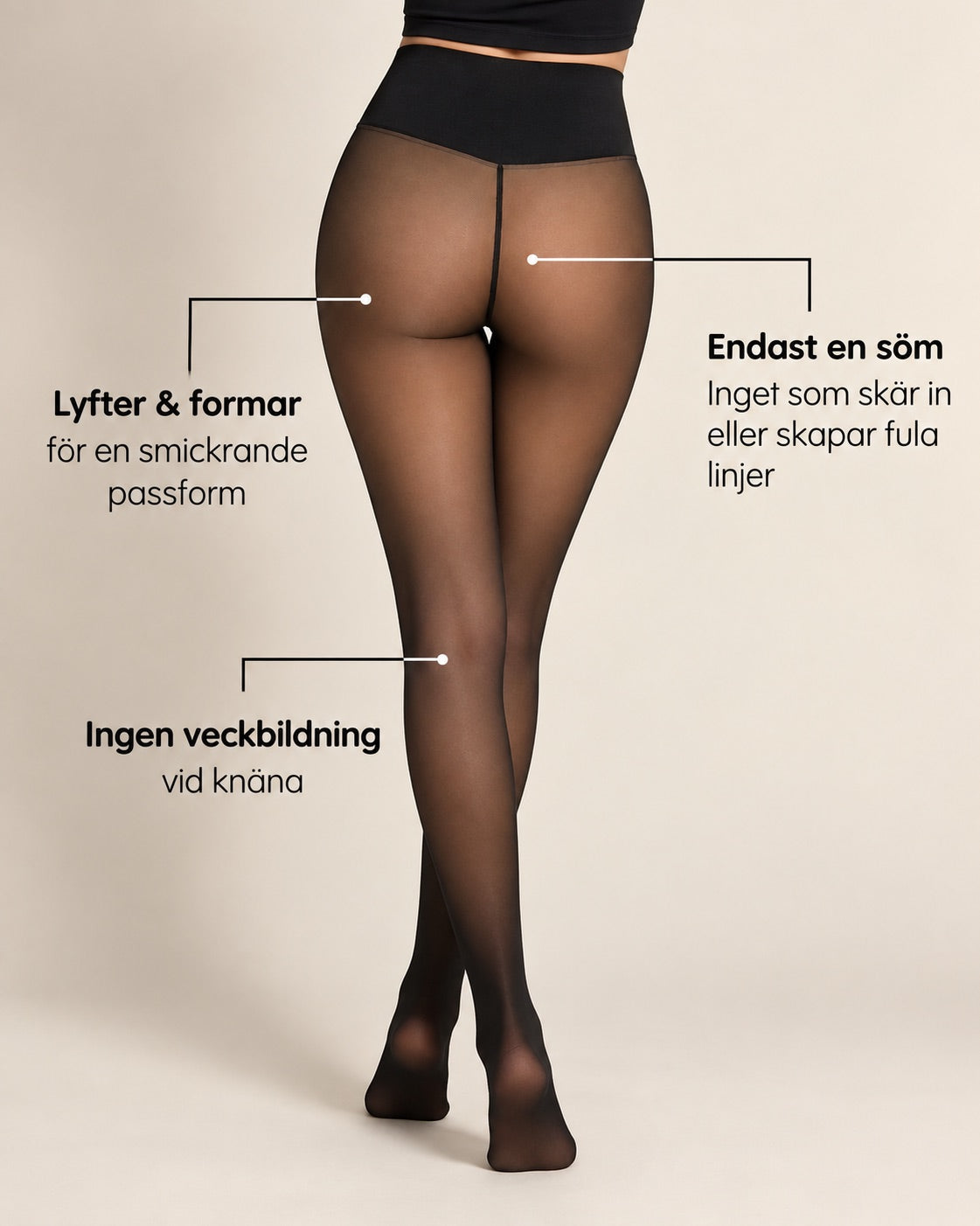 Duralíe™ - Fleeceforede Strømpebukser